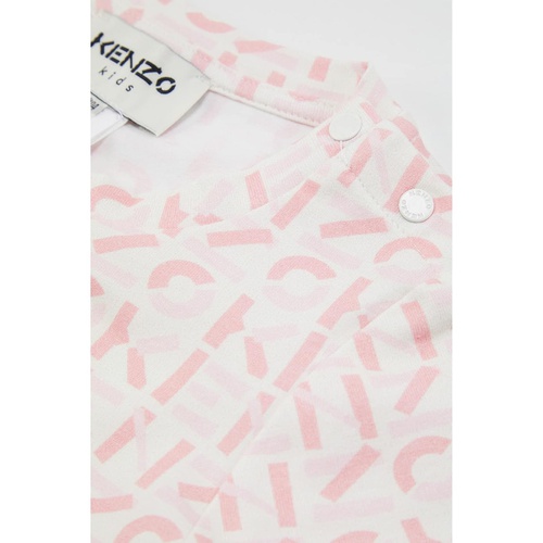 겐조 Kenzo Kids Monogram Print Dress (Infant)