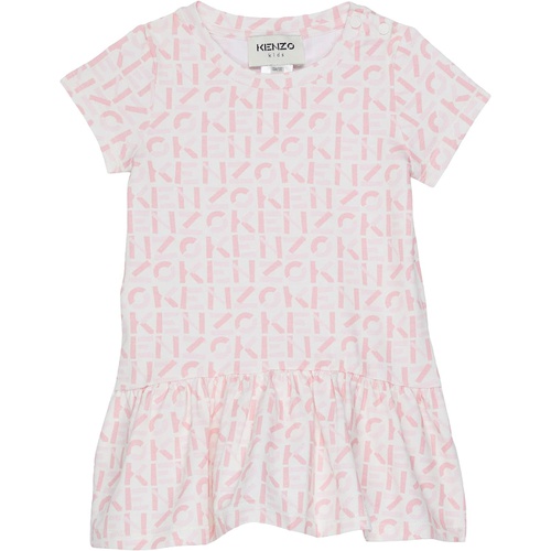 겐조 Kenzo Kids Monogram Print Dress (Infant)