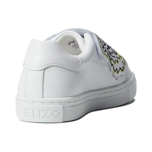 겐조 Kenzo Kids Tiger Leather Sneakers (Toddleru002FLittle Kid)