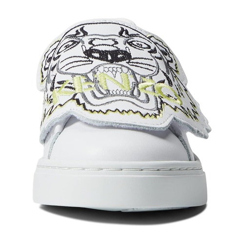 겐조 Kenzo Kids Tiger Leather Sneakers (Toddleru002FLittle Kid)