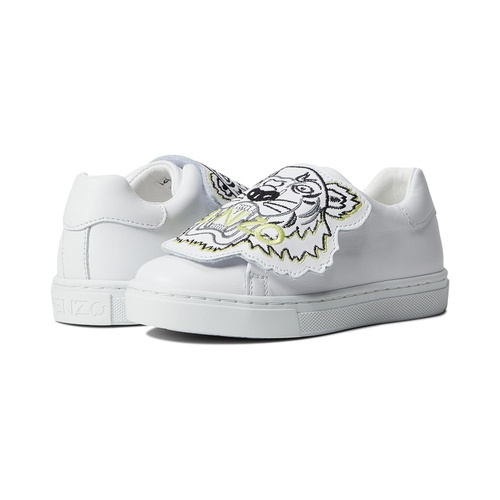 겐조 Kenzo Kids Tiger Leather Sneakers (Toddleru002FLittle Kid)