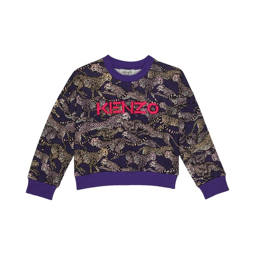 겐조 Kenzo Kids Cheetah Print Pullover (Toddleru002FLittle Kids)