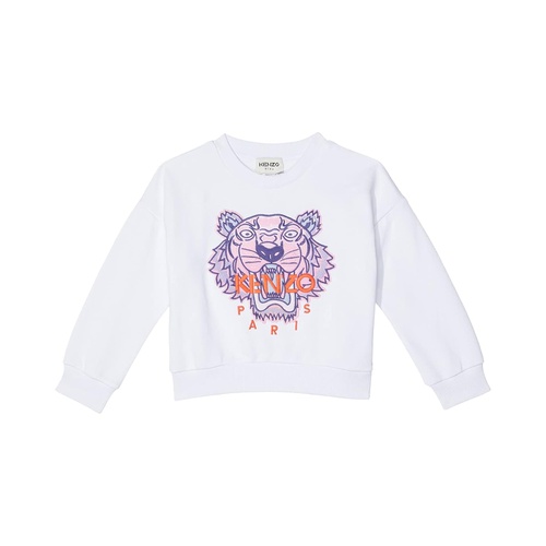 겐조 Kenzo Kids Tiger Embroidery Sweatshirt (Toddler/Little Kids)