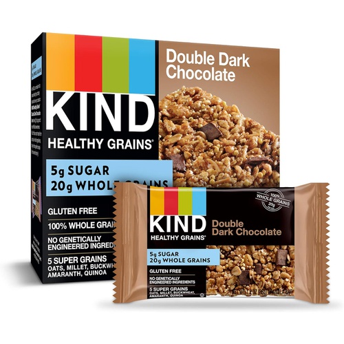  KIND Healthy Grains Bars, Dark Chocolate Chunk, Gluten Free, 1.2 oz, 30 Count