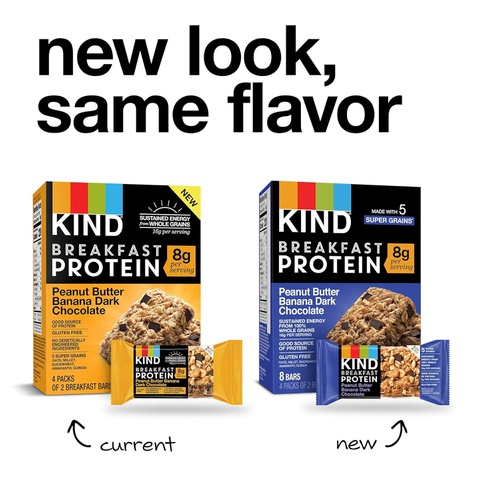  KIND Breakfast Protein Bars, Gluten Free, Non GMO, 1.76 Oz, Peanut Butter Banana, 32 Count