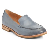 Kork-Ease Moc Toe Flat_NAVY LEATHER