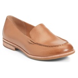 Kork-Ease Moc Toe Flat_BROWN LEATHER