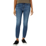 KUT from the Kloth Connie High-Rise-Fab AB-Ankle Skinny Raw Hem in Shy