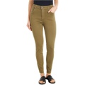 KUT from the Kloth Donna High-Rise Ankle Skinny with Raw Hem in Olive