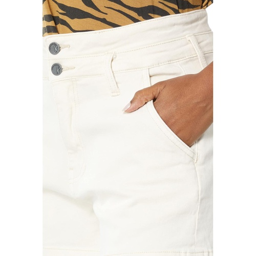  KUT from the Kloth Jane High-Rise Double Waistband Jean Shorts