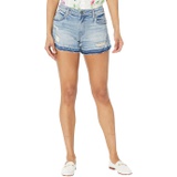 KUT from the Kloth Jane High-Rise Shorts wu002F Released Hem in Veritable