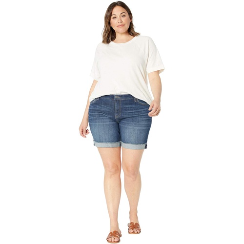  KUT from the Kloth Plus Size Catherine Boyfriend Jean Shorts