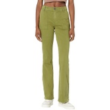 KUT from the Kloth Ana High-Rise Flare wu002F Pork Chop Pockets in Moss