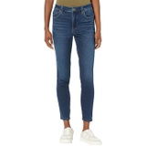 KUT from the Kloth Donna High-Rise Fab AB Ankle Skinny Regular Hem in Beatify