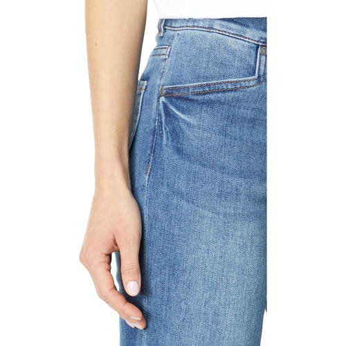 KUT from the Kloth Kelsey High-Rise Double Waistband-Released Hem in Pacify