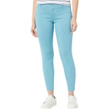KUT from the Kloth Connie High-Rise Fab AB Ankle Skinny-Raw Hem in Sky Blue