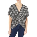 Karen Kane Womens Twist Front Top