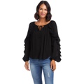 Karen Kane Ruffle Sleeve Top