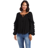 Karen Kane Ruffle Sleeve Top