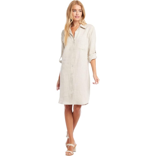  Karen Kane Linen Shirtdress