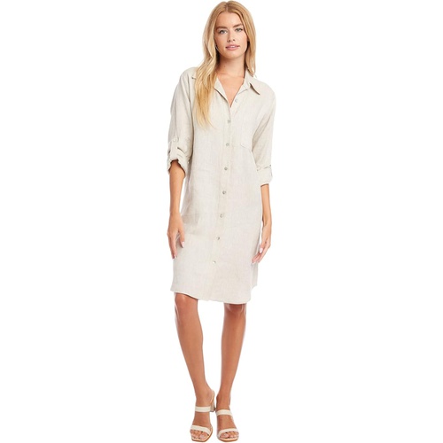  Karen Kane Linen Shirtdress