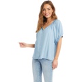 Karen Kane Short Sleeve Peasant Top