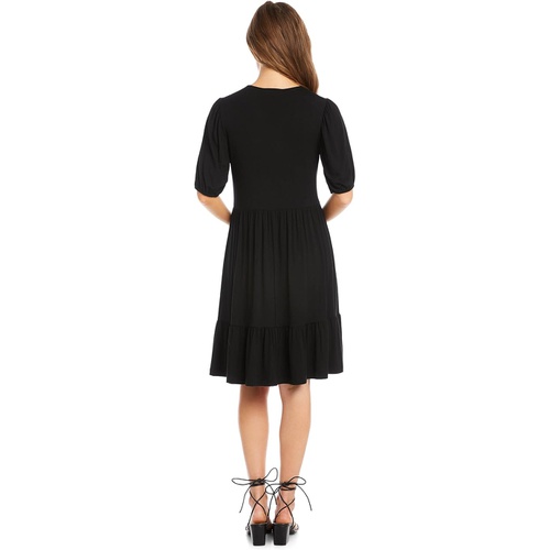  Karen Kane Poof Sleeve Tiered Dress