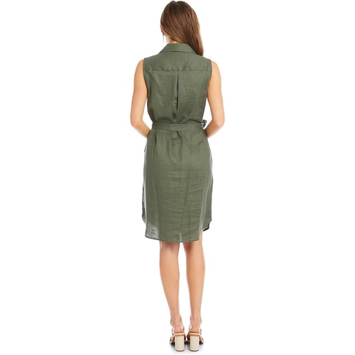  Karen Kane Sleeveless Shirtdress