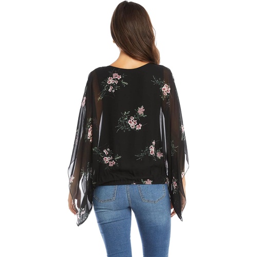  Karen Kane Blouson Scarf Top