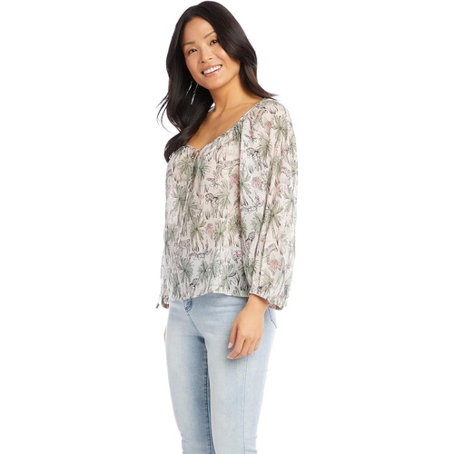  Karen Kane Peasant Top