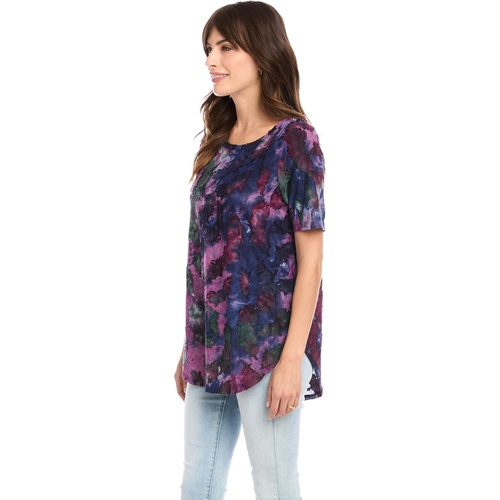  Karen Kane Short Sleeve Shirttail Top