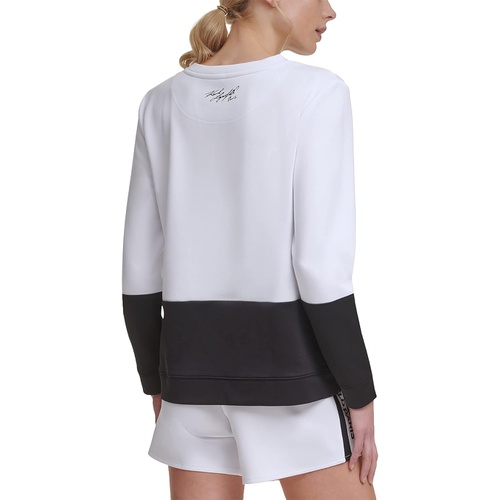  Karl Lagerfeld Paris Color-Block Sweatshirt