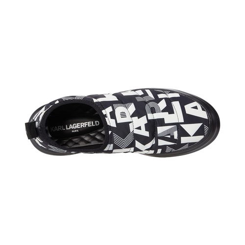  Karl Lagerfeld Paris Quilted Nylon Logo Slipper Sneaker