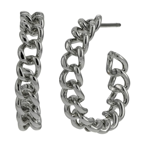  Karl Lagerfeld Paris Chain Hoop Earrings