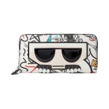 Karl Lagerfeld Paris Zip Around Wallet