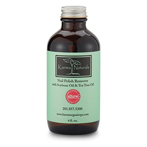  Karma Organic Nail Polish Remover-Tea Tree Oil Based Formula, moisturize and Nourish Nails