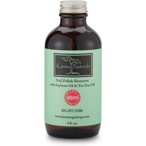  Karma Organic Nail Polish Remover-Tea Tree Oil Based Formula, moisturize and Nourish Nails