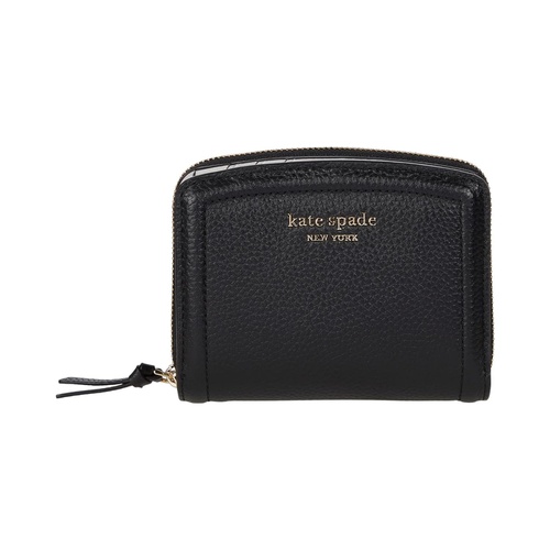케이트스페이드 Kate Spade New York Knott Pebbled Leather Small Compact Wallet
