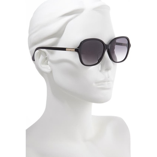 케이트스페이드 kate spade new york bryleefs 56mm round sunglasses_BLACK