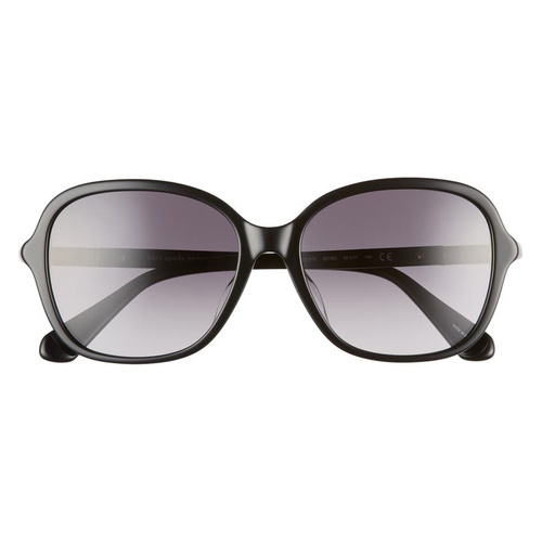 케이트스페이드 kate spade new york bryleefs 56mm round sunglasses_BLACK