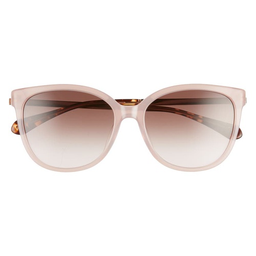 케이트스페이드 kate spade new york britton 55mm cat eye sunglasses_PINK/ BROWN