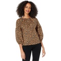 Kate Spade New York Dotty Leopard Around Town Top