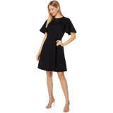 Kate Spade New York Embroidered Cutwork Ponte Dress