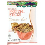 Kays Naturals Protein Pretzel Sticks, Cinnamon Toast, Gluten-Free, Low Fat, Diabetes Friendly, All Natural Flavorings, 1.2 Ounce (Pack of 6)