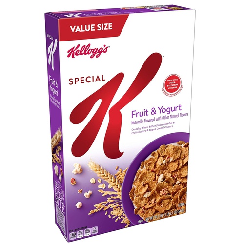  Kelloggs Special K Cereal, Fruit & Yogurt 19.1 oz