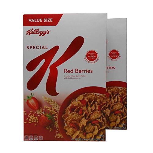  Special K Kelloggs Cereal, Red Berries, 16.90 Ounce (Pack of 2)