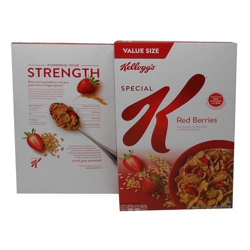  Special K Kelloggs Cereal, Red Berries, 16.90 Ounce (Pack of 2)