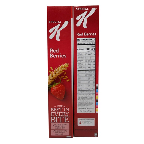  Special K Kelloggs Cereal, Red Berries, 16.90 Ounce (Pack of 2)