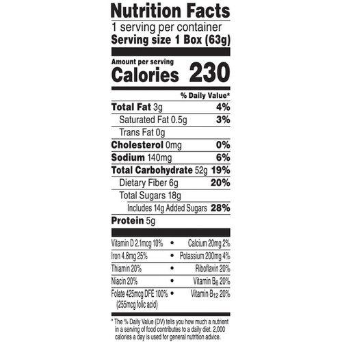  Kelloggs Breakfast Cereal, Low Fat Granola with Raisins, Low Fat, Good Source of Fiber, Single Serve, 2.2 oz Box(Pack of 70)