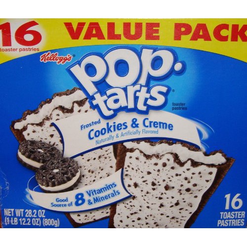  Kelloggs Pop-Tarts Frosted Cookies & Creme Toaster Pastries